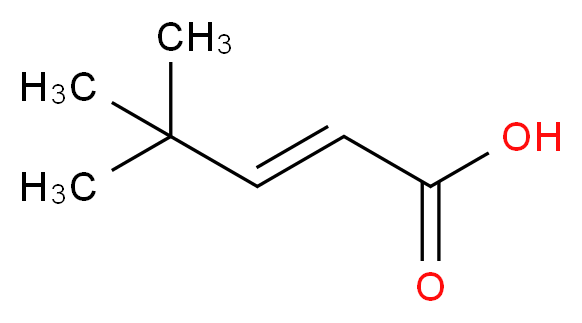 4,4-dimethylpent-2-enoic acid_分子结构_CAS_6945-35-3