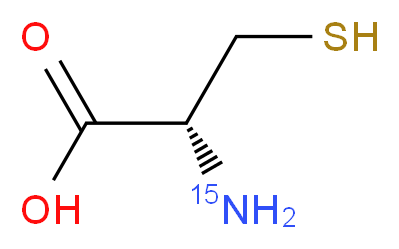 (2R)-2-amino-3-sulfanylpropanoic acid_分子结构_CAS_204523-09-1