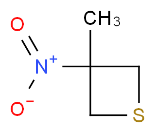 3-Methyl-3-nitrothietane_分子结构_CAS_66810-29-5)