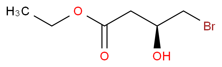 (S)-(-)-4-溴-3-羟丁酸乙酯_分子结构_CAS_95537-36-3)