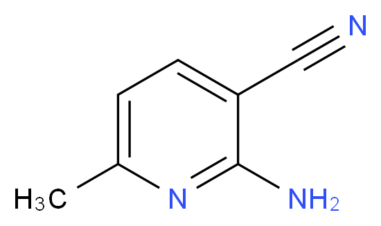 2-Amino-3-cyano-6-methylpyridine _分子结构_CAS_84647-20-1)