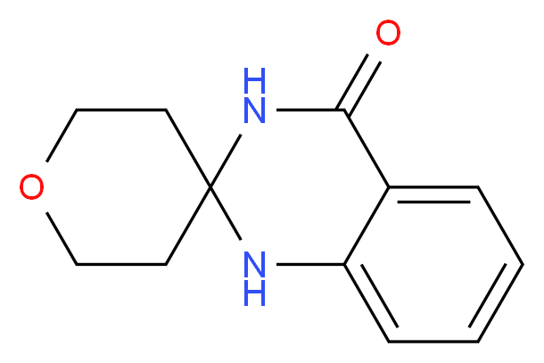 2,3,5,6-tetrahydro-1'H-spiro[pyran-4,2'-quinazolin]-4'(3'H)-one_分子结构_CAS_)