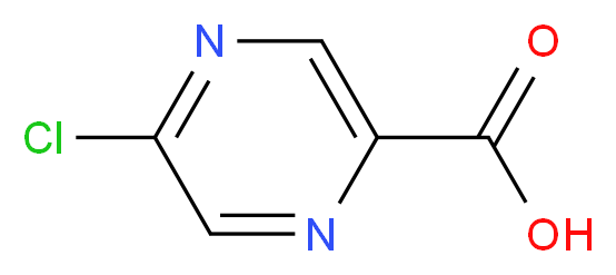 5-Chloropyrazine-2-carboxylic acid_分子结构_CAS_)