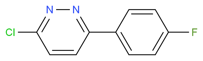 3-chloro-6-(4-fluorophenyl)pyridazine_分子结构_CAS_)
