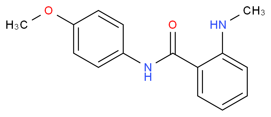 N-(4-methoxyphenyl)-2-(methylamino)benzamide_分子结构_CAS_1029-08-9)