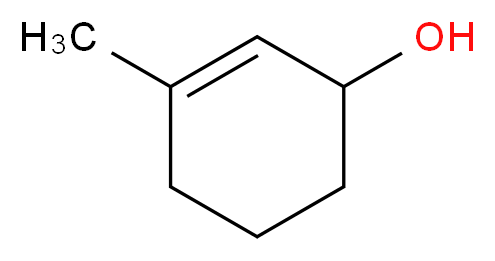 3-methylcyclohex-2-en-1-ol_分子结构_CAS_21378-21-2