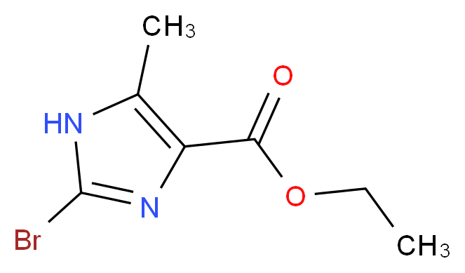 ethyl 2-bromo-5-methyl-1H-imidazole-4-carboxylate_分子结构_CAS_)