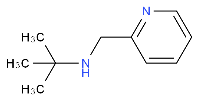 tert-butyl(pyridin-2-ylmethyl)amine_分子结构_CAS_)