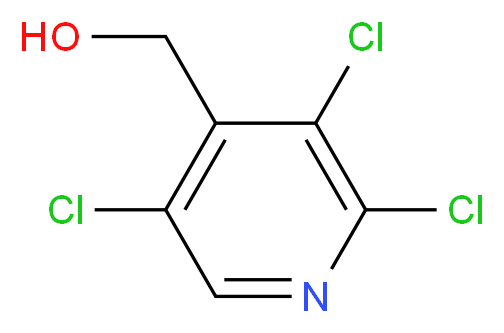 (2,3,5-trichloropyridin-4-yl)methanol_分子结构_CAS_1147979-44-9