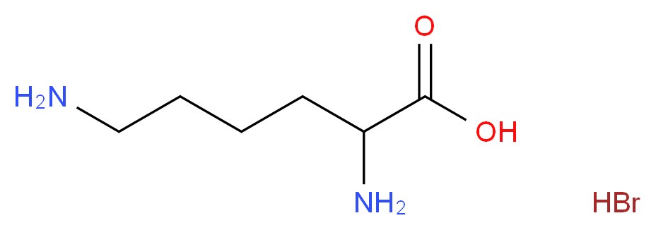 多聚-D-赖氨酸 氢溴酸盐_分子结构_CAS_27964-99-4)