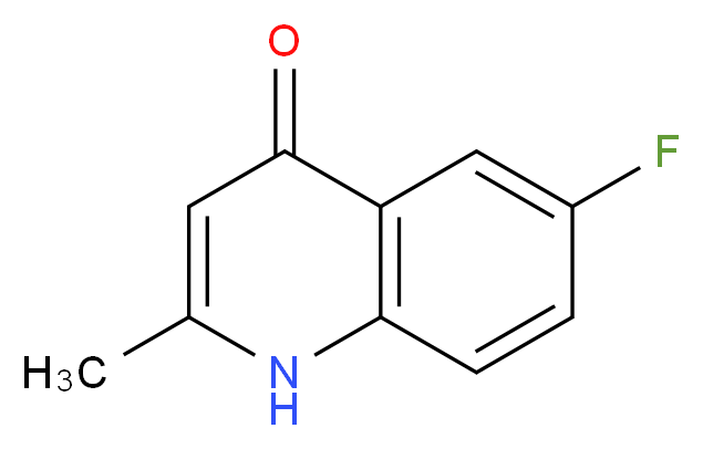 6-fluoro-2-methyl-1,4-dihydroquinolin-4-one_分子结构_CAS_389635-71-6