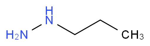 propylhydrazine_分子结构_CAS_5039-61-2)