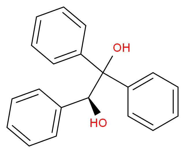 (S)-(-)-1,1,2-Triphenyl-1,2-ethanediol_分子结构_CAS_108998-83-0)