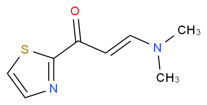 3-(Dimethylamino)-1-(1,3-thiazol-2-yl)-2-propen-1-one_分子结构_CAS_)