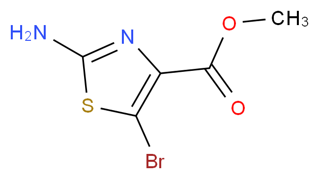 Methyl 2-amino-5-bromo-1,3-thiazole-4-carboxylate 95%_分子结构_CAS_850429-60-6)