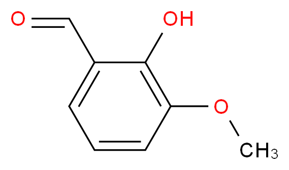 邻香草醛_分子结构_CAS_148-53-8)