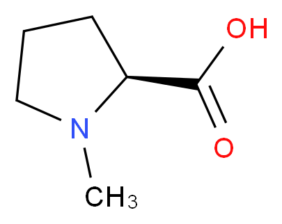 N-Methyl-L-proline_分子结构_CAS_475-11-6)