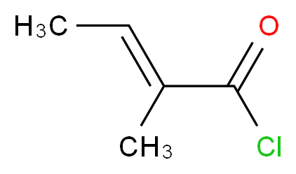 (2E)-2-methylbut-2-enoyl chloride_分子结构_CAS_35660-94-7