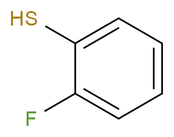 2-fluorobenzene-1-thiol_分子结构_CAS_2557-78-0