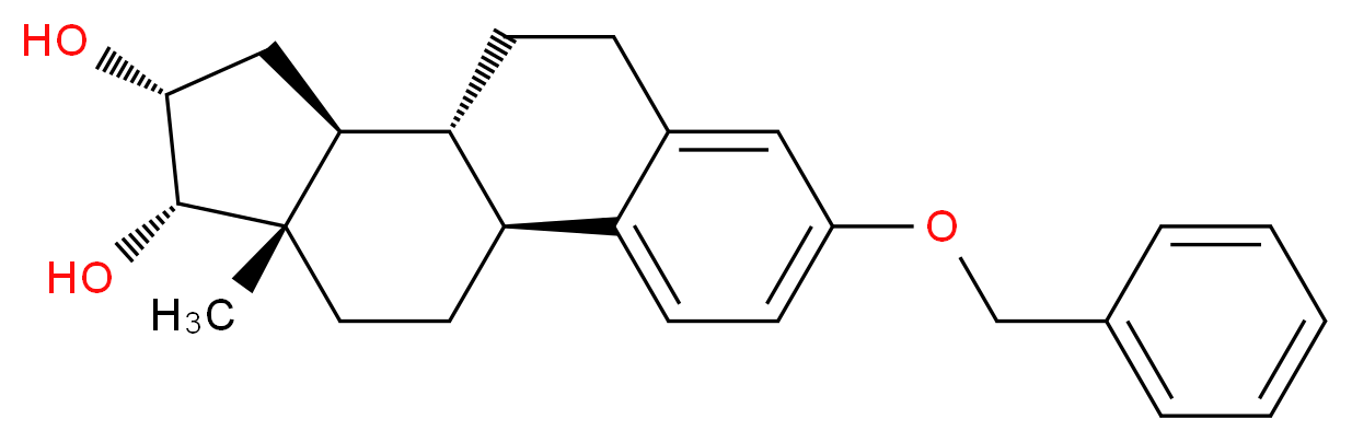 3-O-Benzyl 17-Epiestriol_分子结构_CAS_1316291-21-0)