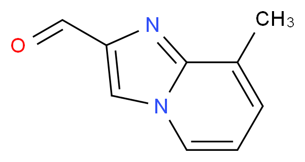 8-methylimidazo[1,2-a]pyridine-2-carbaldehyde_分子结构_CAS_143982-39-2