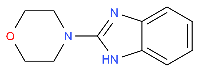 2-(morpholin-4-yl)-1H-1,3-benzodiazole_分子结构_CAS_31075-58-8