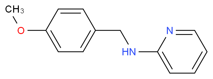 N-[(4-methoxyphenyl)methyl]pyridin-2-amine_分子结构_CAS_52818-63-0