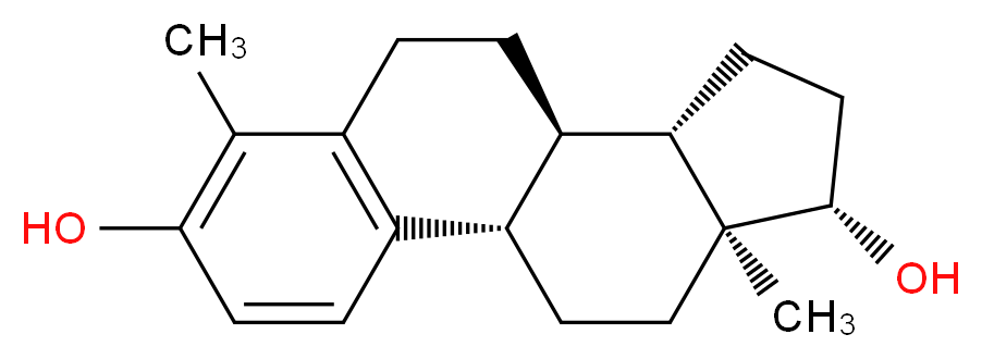 (1S,10R,11S,14S,15S)-6,15-dimethyltetracyclo[8.7.0.0<sup>2</sup>,<sup>7</sup>.0<sup>1</sup><sup>1</sup>,<sup>1</sup><sup>5</sup>]heptadeca-2(7),3,5-triene-5,14-diol_分子结构_CAS_6171-48-8