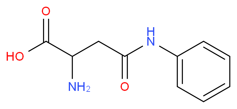 2-amino-3-(phenylcarbamoyl)propanoic acid_分子结构_CAS_1220953-95-6