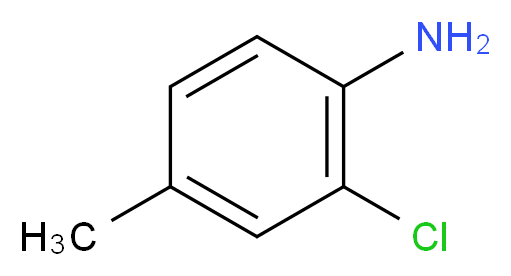 2-氯-4-甲基苯胺_分子结构_CAS_615-65-6)