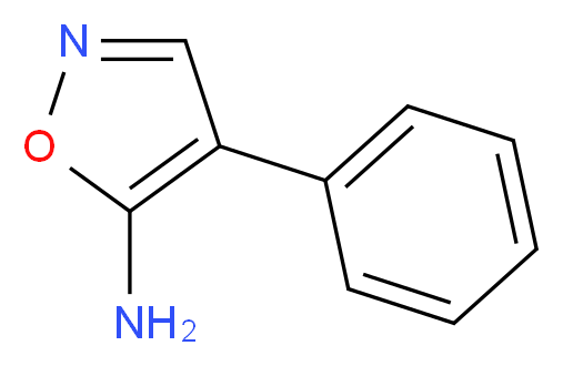 4-phenyl-5-isoxazolamine_分子结构_CAS_4320-83-6)