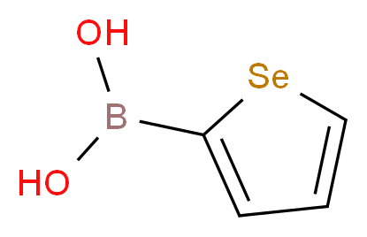 (selenophen-2-yl)boronic acid_分子结构_CAS_35133-86-9