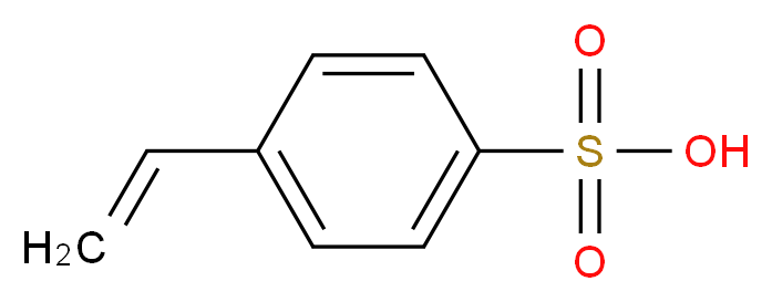 4-ethenylbenzene-1-sulfonic acid_分子结构_CAS_28210-41-5