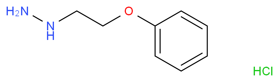 (2-phenoxyethyl)hydrazine hydrochloride_分子结构_CAS_4230-21-1