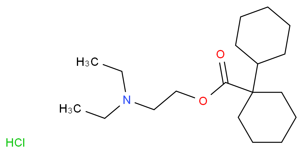 Dicyclomine, Hydrochloride _分子结构_CAS_67-92-5)