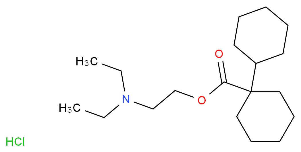 Dicyclomine hydrochloride_分子结构_CAS_67-92-5)