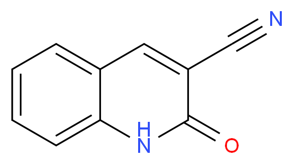 2-Oxo-1,2-dihydro-3-quinolinecarbonitrile_分子结构_CAS_36926-82-6)