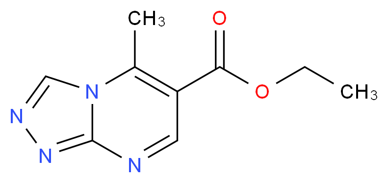 ethyl 5-methyl[1,2,4]triazolo[4,3-a]pyrimidine-6-carboxylate_分子结构_CAS_)