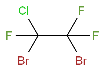 1,2-dibromo-1-chloro-1,2,2-trifluoroethane_分子结构_CAS_354-51-8