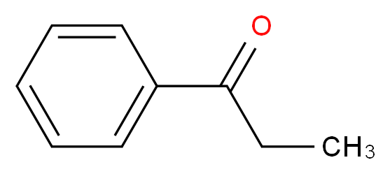 1-phenylpropan-1-one_分子结构_CAS_93-55-0