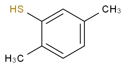 2,5-Dimethylthiophenol 98%_分子结构_CAS_4001-61-0)