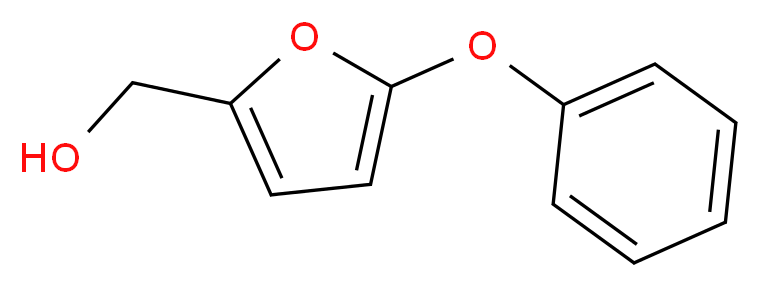 2-(Hydroxymethyl)-5-phenoxyfuran 97%_分子结构_CAS_51551-74-7)