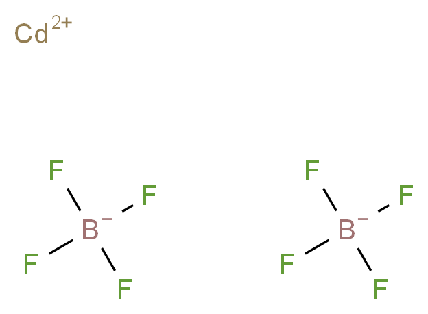 cadmium(2+) ion bis(tetrafluoroboranuide)_分子结构_CAS_14486-19-2