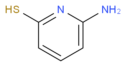 6-aminopyridine-2-thiol_分子结构_CAS_741198-44-7