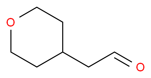 2-(oxan-4-yl)acetaldehyde_分子结构_CAS_65626-23-5