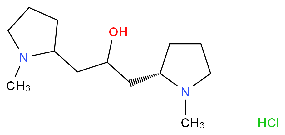 Dihydrocuscohygrine Hydrochloride_分子结构_CAS_80408-56-6+80408-55-5)