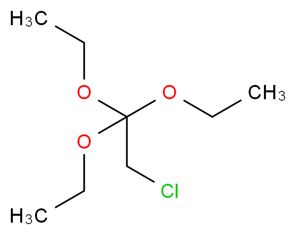 三乙基 2-氯邻醋酸_分子结构_CAS_51076-95-0)
