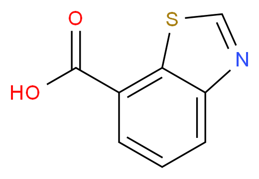 1,3-benzothiazole-7-carboxylic acid_分子结构_CAS_677304-83-5