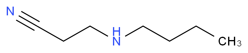 3-(n-Butylamino)propionitrile_分子结构_CAS_693-51-6)