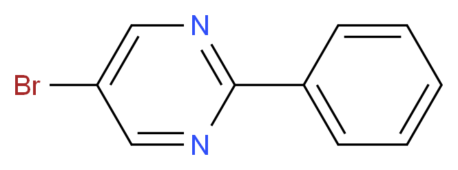 5-bromo-2-phenylpyrimidine_分子结构_CAS_38696-20-7
